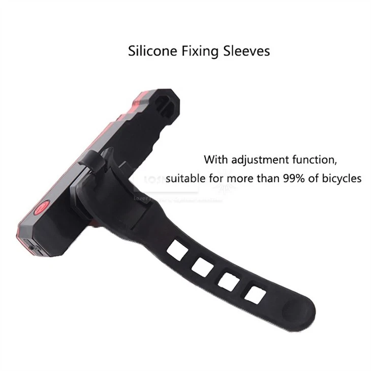 USB Bike Laser Safety Warning Light