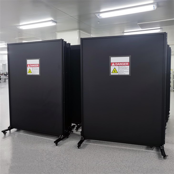 Optical Platform Laser Light Shield Laser Guarding System New Condition 532nm 1064nm Metal Laser Shield For Optical Labs